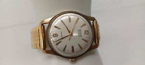 RECORD Geneve 17 Jewels Incabloc Watch 9ct Yellow Gold Case - OF231