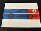 1965 1966 Porsche 912 8-page Sales Brochure 4-cylinder 911 Coupe Catalog English