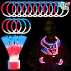 72 Pcs July 4Th Glow Sticks Bulk with Connectors, Red White Blue 3 Colors in 1 G