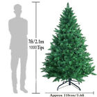 5/6/7ft Artificial Green Xmas Christmas Tree W/Metal Stand Home Holiday Decor