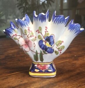 Delft Five Finger Tulip Vase 5.5