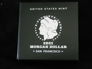 2021 S San Francisco Privy Mark Morgan silver dollar box  COA encased