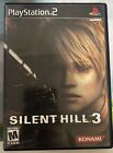 Silent Hill 3 (Sony PlayStation 2, 2003) W/ Manual & Tested - No Sound Track