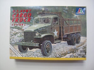 1/35th scale WWII U.S. Army Cargo Truck. Italeri #271 *2
