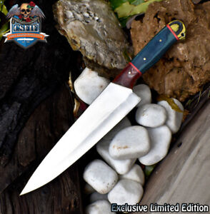 CSFIF Hot Item Chef Knife ATS-34 Steel Hard Wood Micrata Bolster Everyday Carry