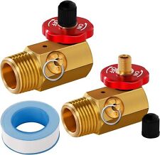 2 Pack Air Tank Manifold with Fill Port, Aluminum Knob,Safety Valve and Relief x