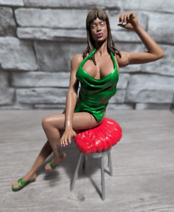 MIDORI Adult Superstar Plastic Fantasy Action Figure Sexy African American Girl