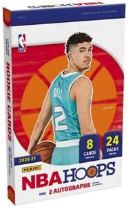 Panini Hoops 2020-2021 - NBA Basketball Trading Cards [Hobby Box 24 pks/box] NEW