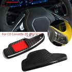 Black Carbon Steering Wheel Paddle Shifter For C8 Corvette Z06 Z51 Coupe 2020-23 (For: 2021 Corvette)