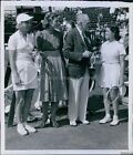 1939 Alice Marble Sarah Palfrey Fabyan Trophies Irving Wright Tennis 6X8 Photo