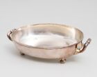 Antique Elkington Silverplate Oval Footed Entree Serving Dish with Handles 13