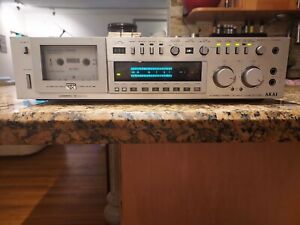 FOR PARTS OR REPAIRE-CLEAN HIGH END AKAI GX-F90 STEREO CASSETTE DECK -3 Head