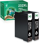 2Pack 232XL T232XL Black Ink Cartridge For EpsonWF-2950 XP-4205 XP-4200 WF-2930