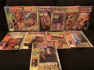 Vintage Lot Of Vol 1: 11 FANGORIA Magazines Must Haves 1986-88