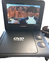 Sylvania Portable DVD Player SDVD7003D Black 7-Inch GENUINE W Carrying Case EUC