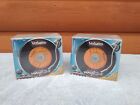 2 Verbatim Digital Vinyl CD-R 10 Packs 80 min 70MB 5 Colors w/Cases Blank Media