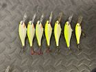 Fishing Lures Crankbaits Rapala Shad Rap Silver Fluorescent Chartreuse