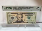 2017 $20.00 STAR NOTE FROM RICHMOND FR-2099-E* GRADED PMG 45