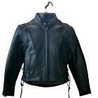 womens genuine leather motorcycle jacket medium