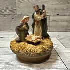 HOME INTERIORS Christmas Nativity Jesus Mary & Joseph (3x2.5”) Candle Topper