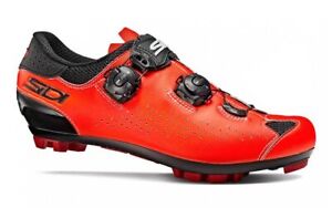 Sidi Dominator 10 Men's Mountain Bike Shoes, Black/Red Fluo, M44.5