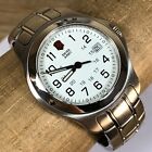 Vintage Victorniox Swiss Army Mens Officers Date  Military Quartz Watch