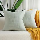 Throw Pillow Covers Tassels Set of 2 Sofa Decor Cushion Cases 18X18