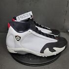 Jordan 14 Retro Shoes Mens Sz 11 White Black Athletic Trainers Sneakers