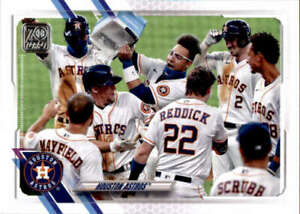 2021 Topps #545 Houston Astros Team Baseball Card