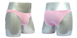 Bikini panties men's underwear with stretch flat front - 11 colors available