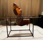 Wooden Toy Circus Acrobat Antique Hand Carved Painted Balancing Folk Art Rare