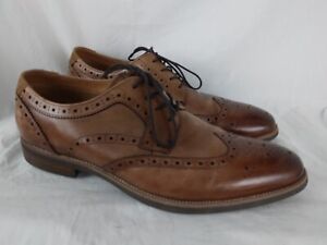 Florsheim Wingtip Oxford Brown Leather Dress Shoes 11937-221 Size 12 M