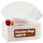 100 Glassine Wax Paper Bags - Glassine Envelopes Wax Paper Sandwich Food Fren...
