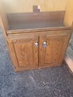 Vintage Custom Cabinets. These Were Custom Made In 2001.  Solid Oak