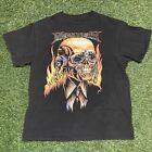 Vintage Megadeth Shirt Medium 00s Y2K Skull Rattlehead Music Tour Concert Tee