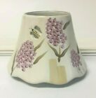 Home Interiors SHADE/Topper, LAVENDER FIELDS, Butterfly, 5.25