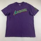 Arizona Diamondbacks Retro Purple 47 Brand Stitched Crewneck Shirt Mens Large