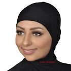 Women's Under Scarf Hat Cap Bone Bonnet Ninja Hijab Islamic Neck Cover Muslim