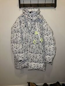 Nike Nikelab ACG Down-Fill Parka Jacket White Volt Winter Size L (AQ3517 100)