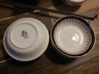 LEIGHTON PLAIN by Aynsley Fruit Saucer NEW NEVER USED 24kt-Cobalt made England