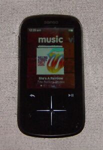 SanDisk Sansa Fuze+ (8GB) Digital Media MP3 Player Black. Works great, fair cond