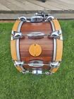 Spaun custom Zebrawood snare drum w/Trick throw off