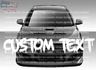 Custom Text Personalized DRIP Windshield Banner Decal Sticker fits car truck suv