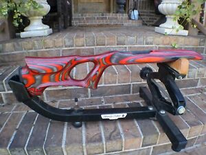 Ruger 10/22 TALON SATIN RED FIRE BULL 920 AMBIDEXTROUS Stock FREESHIP C-PIC 44