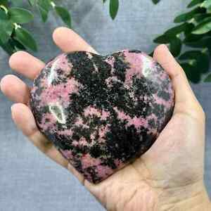 New ListingRhodonite Crystal Heart Carving (Imperfect)