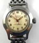 Vintage Swiss Made Crawford Waterproof Manual Wind 17J Watch w/GEMEX Band lot.qi