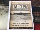 Taunton Dog Track Program 1972  September 10, 1972