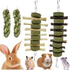 Rabbit Guinea Pig Bunny Chew Toys for Teeth Grinding Cage Hanging Toy Organic...
