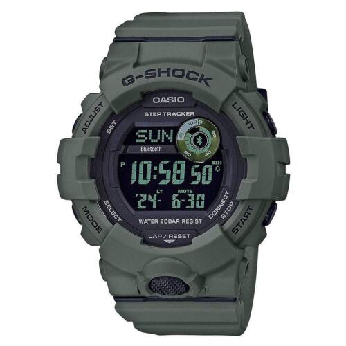 G-Shock Men's Watch Digital Olive Green Resin Strap 48.6mm GBD800UC-3
