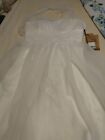 NWT Light In The Box womens white wedding dress/formal halter top  size 10